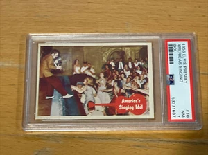 1956 Topps Bubbles Elvis Presley Series #10 PSA 7 America's Singing Idol - Picture 1 of 2