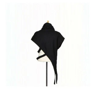 Men Gothic Shirts Cotton Blend Retro Tops Punk Rock Cowl Neck Irregular Retro - Picture 1 of 5