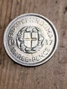 1937 to 1944 King George VI 6th Half Silver Threepence 3d, Choose Your Year - Picture 1 of 13