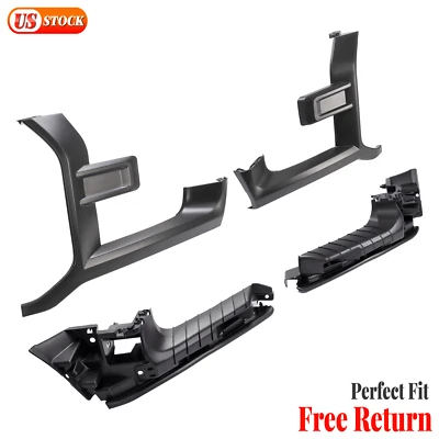 For Ford F-150 Raptor 17-19 Head Lamp Light Trim Molding&Brackets Set 4pcs New Foto 1 de 4