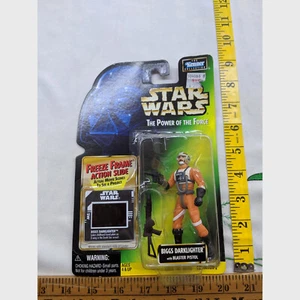 Neu von 1997 - Star Wars Power of the Force - Biggs Darklighter mit Einfrieren - Bild 1 von 2