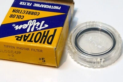 Tiffen +2 Close-Up glass lens Filter 30mm OD drop in series V #5 21 Photar - Image 1 of 4