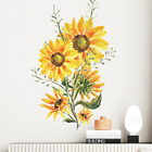Wall Sticker Painted Sunflower Decals Home Living Office Room Decoration Vinyl