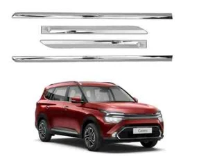 SUITABLE FOR KIA Carens Car Door Side Beading Chrome - Picture 1 of 3