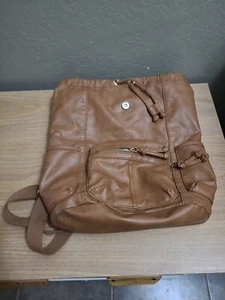 American Eagle Elephant Theme Hobo Bag/ Backpack Faux Leather Trim - Picture 1 of 7
