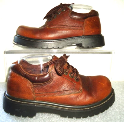 Zapatos impermeables Bass de cuero con punta redonda superior con cordones para niños talla 8M #T Foto 1 de 4