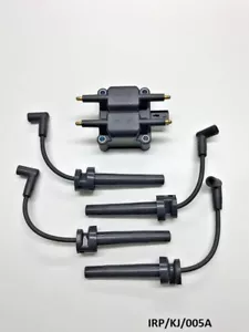 KIT BOBINA DI ACCENSIONE E PIOMBO per Jeep Cherokee/Wrangler 2.4L 2002-2006 IRP/KJ/005A - Foto 1 di 4