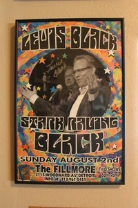 Klassiker! Lewis Black handsigniertes "Stark Raving Black" Poster 2009 - Detroit Show - Bild 1 von 24