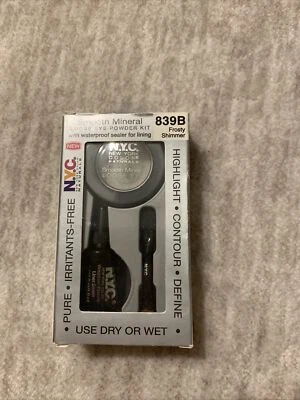 NYC New York Color Smooth Mineral Loose Eye Shadow Powder Kit 839B Frosty Shimme - Image 1 of 4