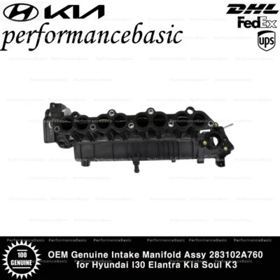 Conjunto de colector de admisión genuino OEM 283102A760 para Hyundai I30 Elantra Kia Soul K3 Foto 1 de 2