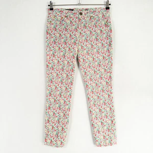 J. Crew Liberty Jeans Womens Sz 28 Toothpick Ankle In Emma And Georgina Floral - Picture 1 of 9