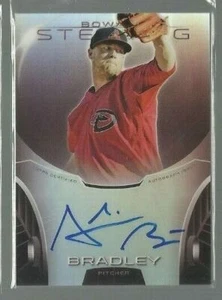 2013 Bowman Sterling Prospect Auto Ruby Refractors #AB Archie Bradley (ref 80554 - Picture 1 of 1