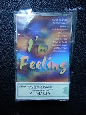 I'M FEELING -  1994 CASSETTE TAPE - GREEK IMPORT DANCE COMPILATION (AYIA NAPA) - Image 1 of 2
