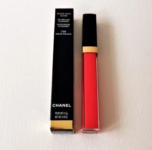 CHANEL Rouge Coco Gloss Moisturizing Glossimer 738 AMUSE-BOUCHE Lip Gloss - Picture 1 of 2
