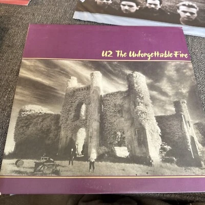 U2 "The Unforgettable Fire" 1984 1st Pressing Vinyl 90231-1 - Image 1 of 4