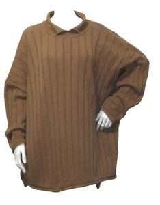 Stephanie Schuster Princess Knitwear OS Sweater Grunge Lagenlook Brown OVER-SIZE - Picture 1 of 7
