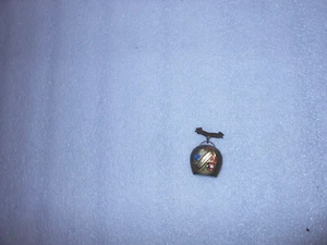 Kleine GLOCKE von DIENTEN Tracht  Edelweiß Heimat Vintage  40er J. Kuhglocke - Bild 1 von 3