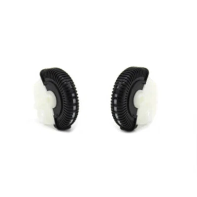 Black 2x Rear AC Vent Grille Rolling Wheels Fit Benz E Class W211 W219 03-2008 - Image 1 of 4