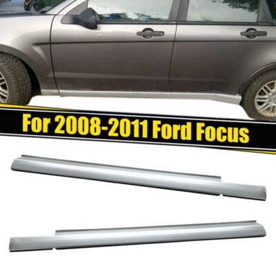 Par para Ford Focus 2008 2009 2010 2011 plateado panel basculante deslizable izquierdo+derecho Foto 1 de 4