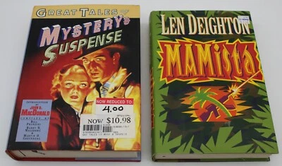 Mamista Deighton & Great Tales Of Mystery & Suspense ED Greenberg Both HC/DJ - Image 1 of 4