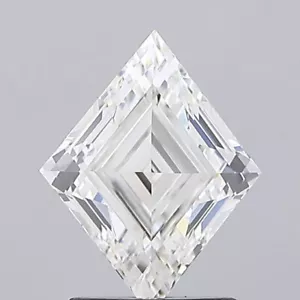1.45 CT Lozenge Cut Lab Grown Diamond For Engagement Ring - IGI Certified - Picture 1 of 4