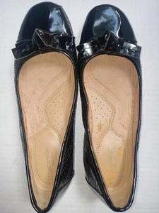 Naturalizer Damen Cabaret flach schwarz glänzend Größe 9M - Bild 1 von 7