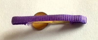 Rappel barrette de boutonnière pour médaille de chevalier des palmes académiques