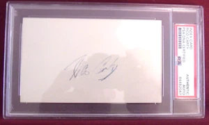 RICO CARTY 1963-79 HAND SIGNED INDEX CARD SLABBED AUTHENTIC PSA/DNA - Picture 1 of 1