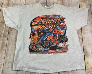 Vintage Chili Bowl Sprint Car Bud Ford Racing Tulsa Expo 2002 Champion Size XL - Picture 1 of 10