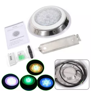 54W Schwimmbad Unterwasser Scheinwerfer LED RGB Einbau Pool Licht Beleuchtung - Bild 1 von 18