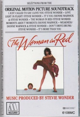 STEVIE WONDER CASSETTE TAPE: "THE WOMAN IN RED" MOTION PICTURE SOUNDTRACK 1984 - Image 1 of 4