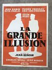 The Great Illusion Cinema Poster Res '70 Original Movie Poster Jean Renoir