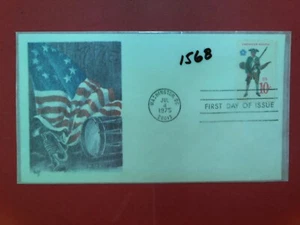 U. S. Stamp FDC # 1568- Militia Uniforms - cachet- comb. shipping - Picture 1 of 1