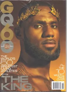 THE KING LEBRON JAMES GQ 6OTH ANNIVERSARY SPECIAL NOVEMBER 2017 NEW SEALED - Imagen 1 de 1