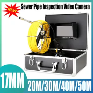 Monitor de 7" endoscopio industrial de inspección de tuberías de drenaje de alcantarillado DVR 8 GB - Imagen 1 de 12