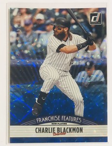 Charlie Blackmon Leody Taveras 2019 Donruss Franchise Features Blue 119/249 