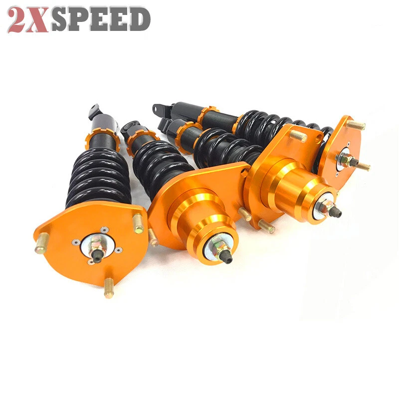 EMUSA Gold Coilover Suspension NON adj. Damper Kit Fit Mazda RX8 RX-8 04-11 - Image 1 of 4