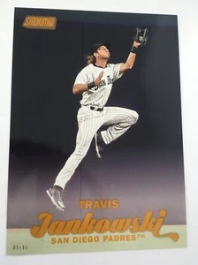 2017 Topps Stadium Club Jumbo 5x7 Travis Janikowski Padres 51 #’d 02/10 Gold - Picture 1 of 1