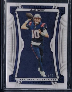 2022 Panini National Treasures Purple Mac Jones #d/49 PATRIOTS NINERS - Picture 1 of 2