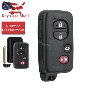 For 2008 - 2013 Toyota Highlander 2009 - 2016 Venza Remote Key Fob Case Shell - Foto 1 di 6