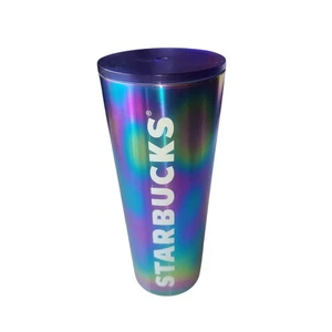 Starbucks Oil Slick PVD Rainbow Edelstahl Tumbler Tasse 24oz Released 2023  - Bild 1 von 3