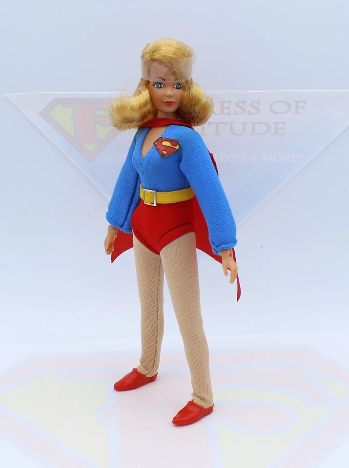 Figura de acción Mego Supergirl Vintage 1974 WGSH DC Comics 8" 100 % original ~COMO NUEVA Foto 1 de 4