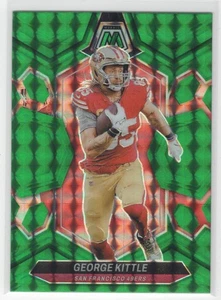 #194 George Kittle 2024 Mosaic Green Prizm * 49ers - Picture 1 of 2
