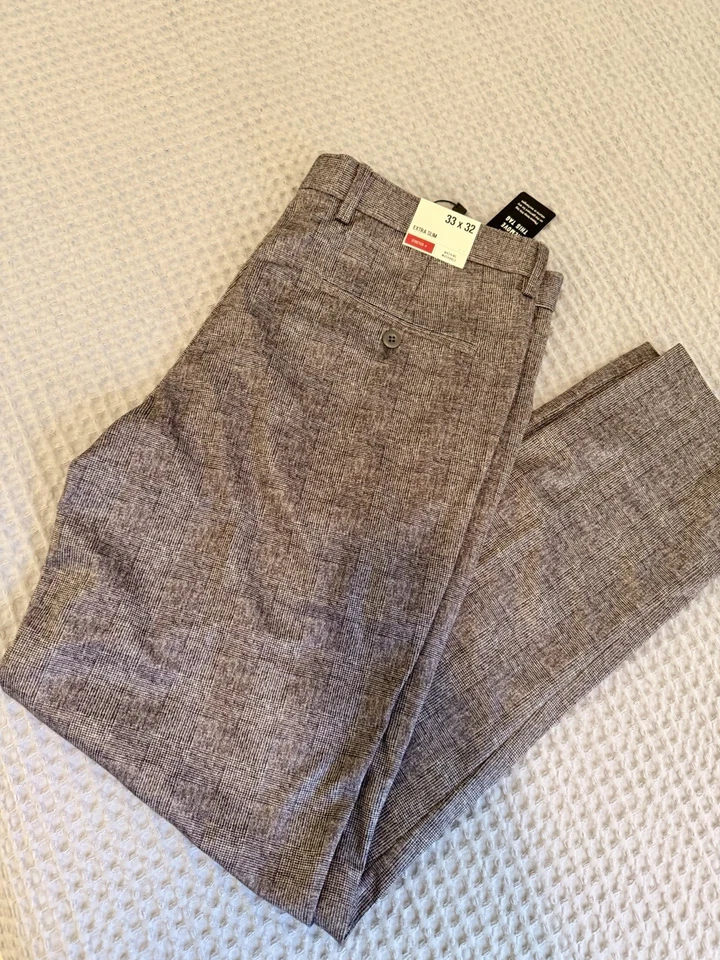 PANTALONES EXPRESS EXTRA SLIM ELÁSTICOS + LAVABLES A MÁQUINA TALLA 33 x 32 Nuevos. Foto 1 de 4