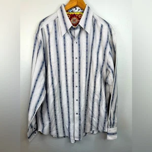 Robert Graham besticktes Button Down Hemd XL - Bild 1 von 7