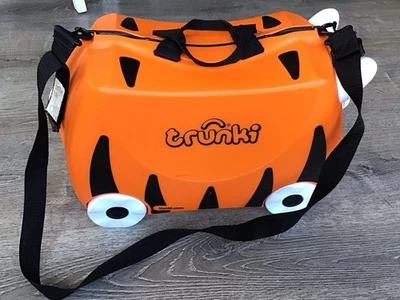 Maleta de mano Trunki Tiger para niños rara modelo antiguo estuche original Foto 1 de 4