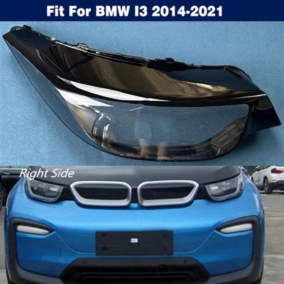 Carcasa de faro lateral derecho cubierta de lente transparente + pegamento sellador para BMW I3 2014-2021 Foto 1 de 4