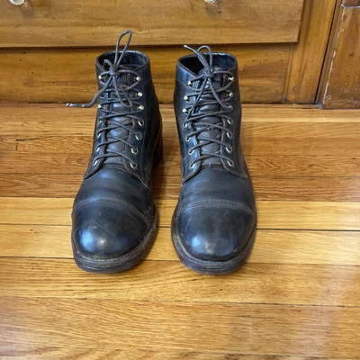 LL BEAN CHIPPEWA Brown Leather Boots Katahdin Cap Toe Engineer Work Men’s 10.5EE - Image 1 of 4