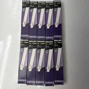 PHILIPS ALTO COMPACT FLUORESCENT LAMP ~ 13W 827/2P PL-S ~ NEW IN PACKAGE 10 Pac - Picture 1 of 5