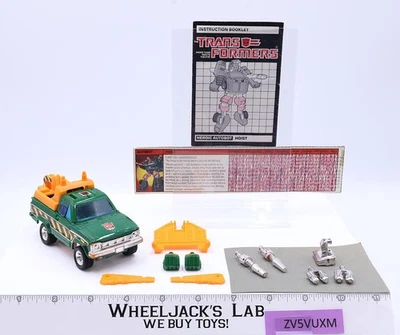 Hoist 100% Complete 1985 G1 Transformers Toyota Hi-Lux Truck Action Figure - Image 1 of 4